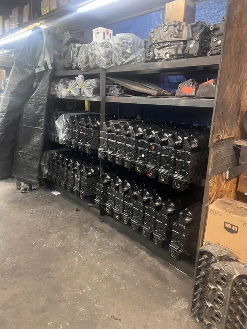Engine blocks on the shop shelves