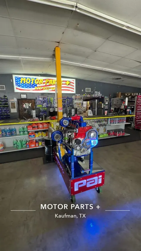 Display engine inside the parts store