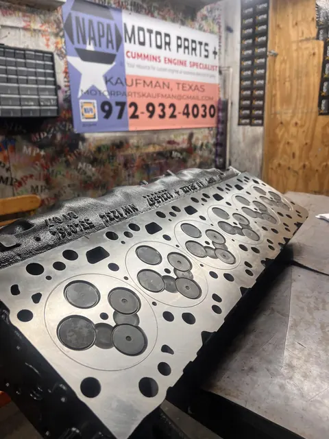 Cylinder-head deck and valve openings