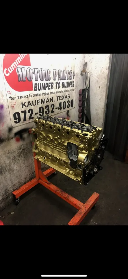 Gold engine build, portrait photo