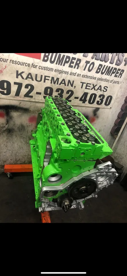 Green engine build, portrait photo